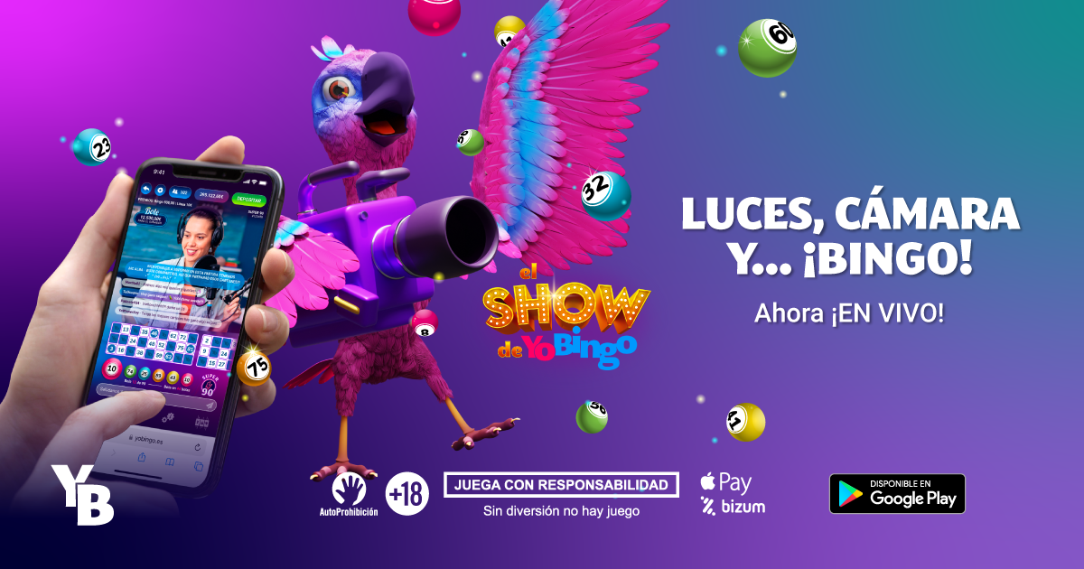 Llega El Show de YoBingo: Luces, cámara y ¡bingo!