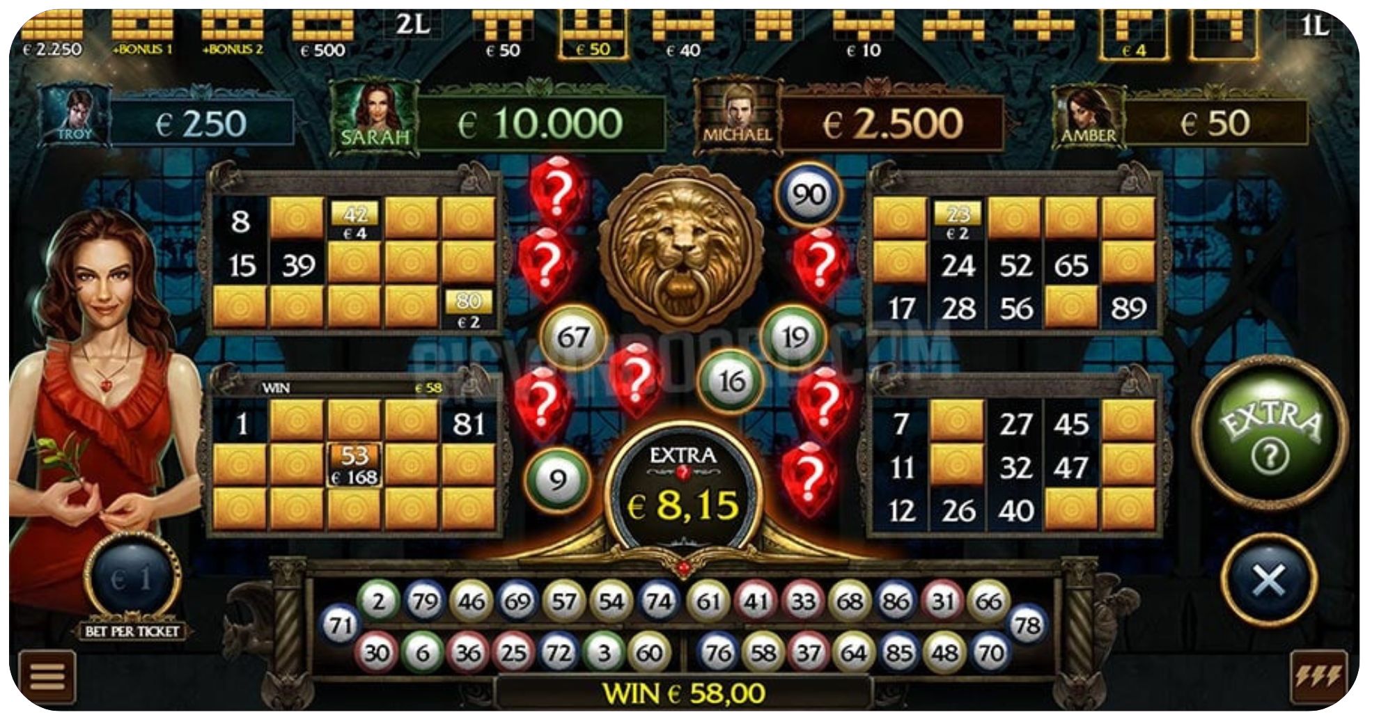 Cómo jugar a Immortal Romance Video Bingo