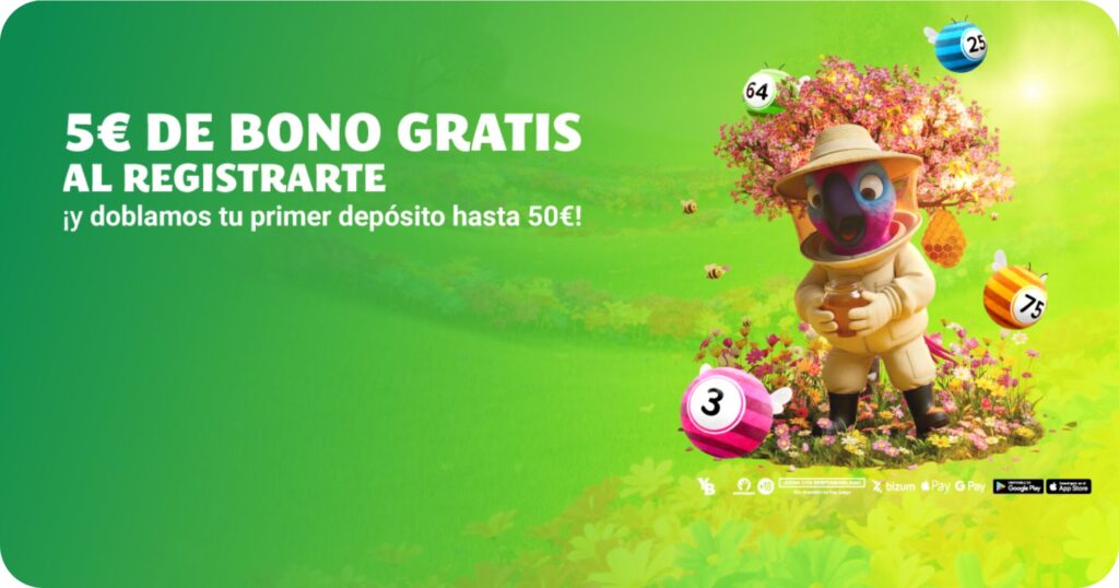 Imagen Del Bono De Binevenida En YoBingo