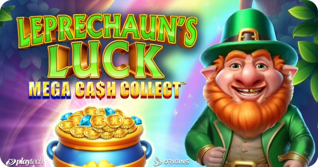 Banner Leprechauns Luck Mega Cash Collect
