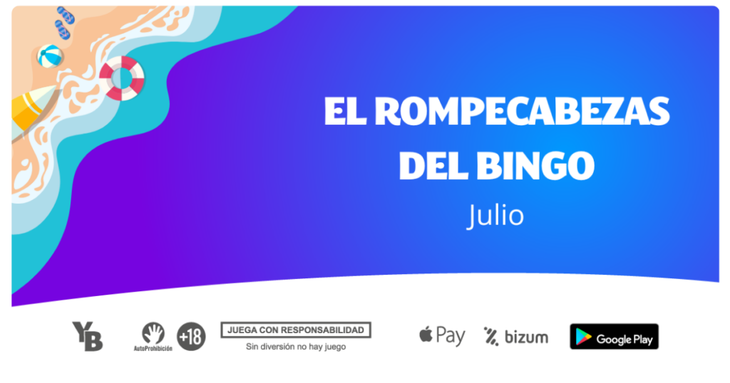 El rompecabezas de julio en YoBingo