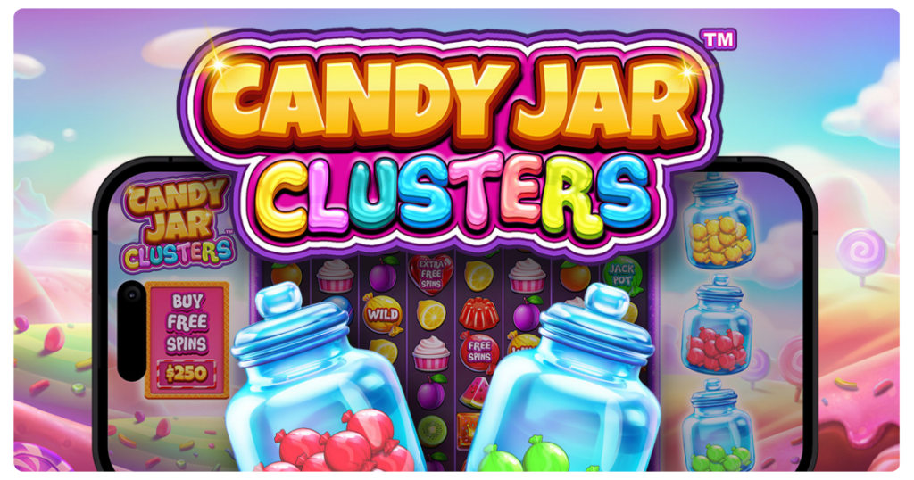 Portada del juego Candy Jar Clusters de Pragmatic Play.