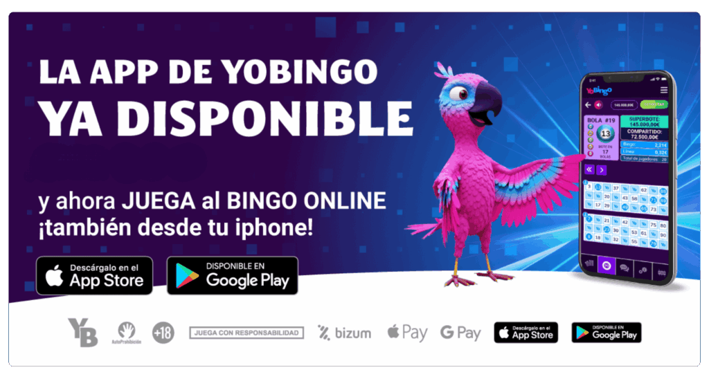 La App de YoBingo ya disponible en iOS y Android