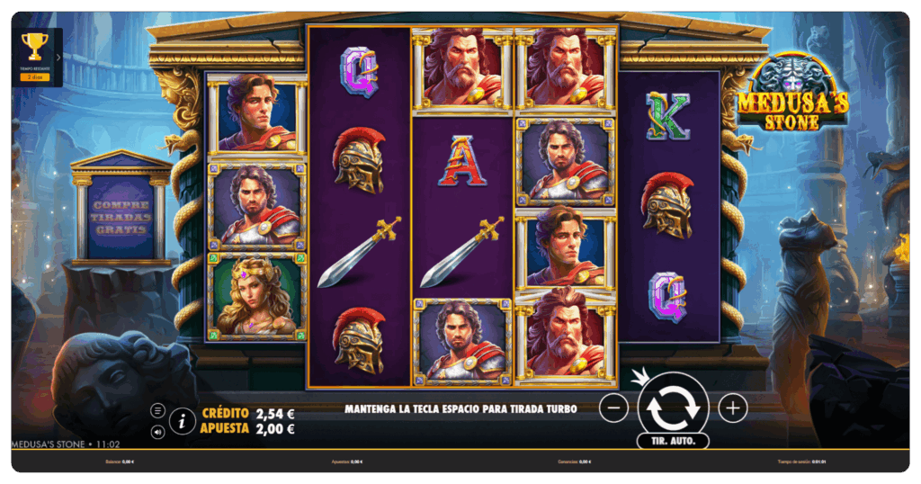 Medusa Stone en YoBingo