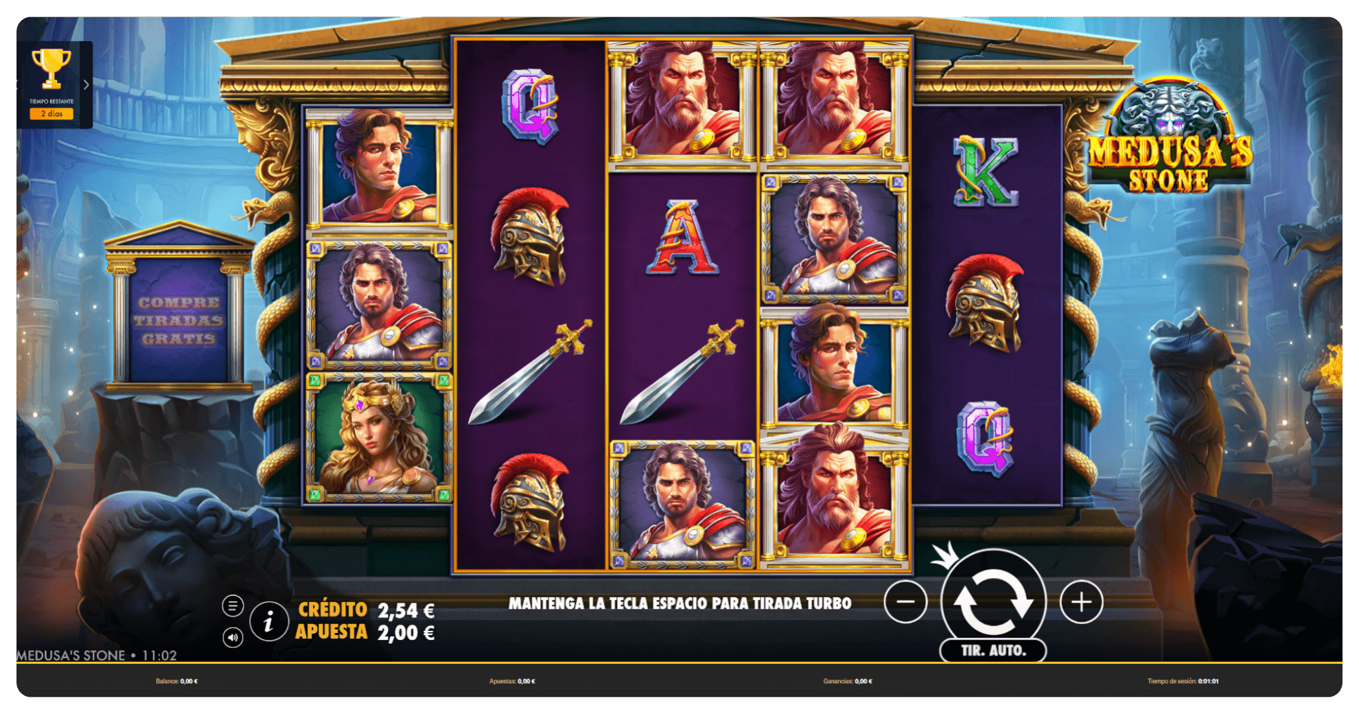 Reseña del juego – Tragaperras Medusa’s Stone
