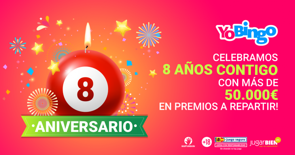 Queremos celebrar 8 años contigo