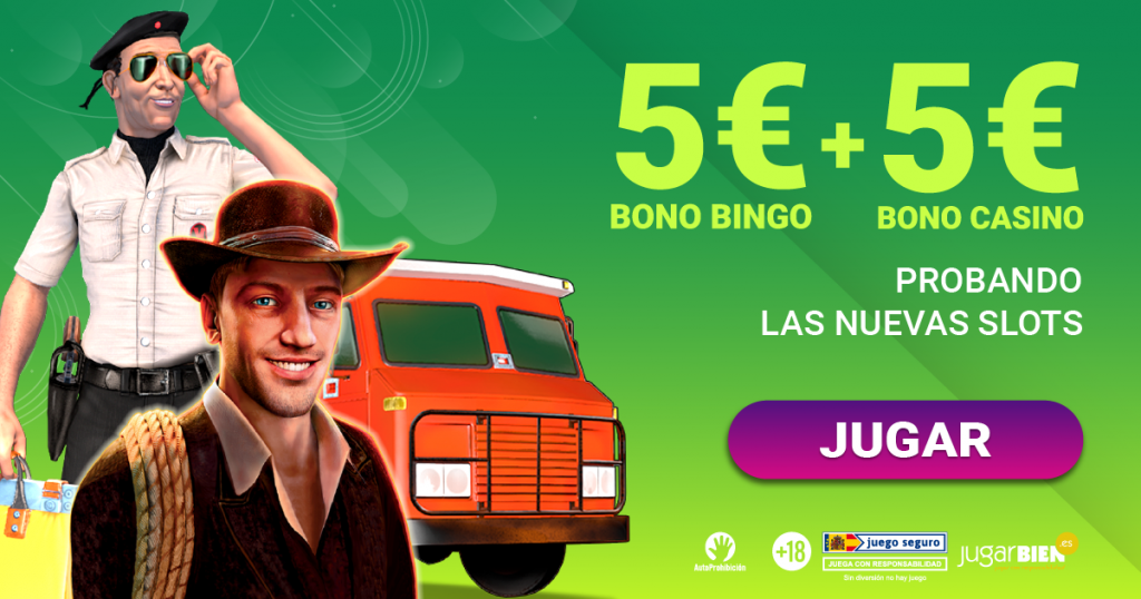 ¡5€ + 5€ de bono con las nuevas slots de YoBingo!