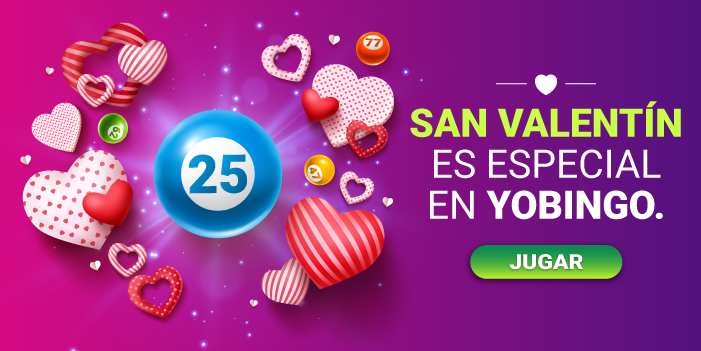 Disfruta de San Valentín en YoBingo ❤