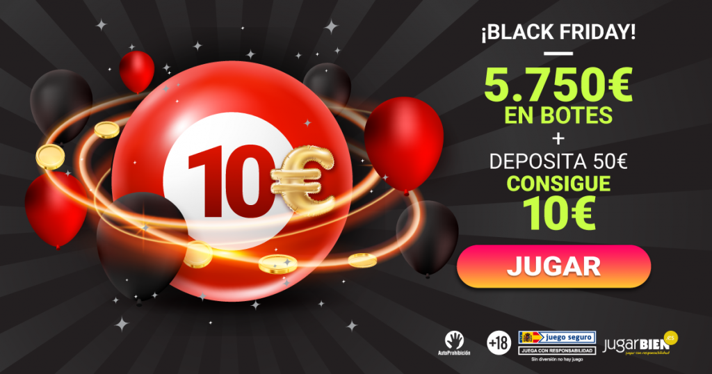 Aprovecha el Black Friday ? en YoBingo