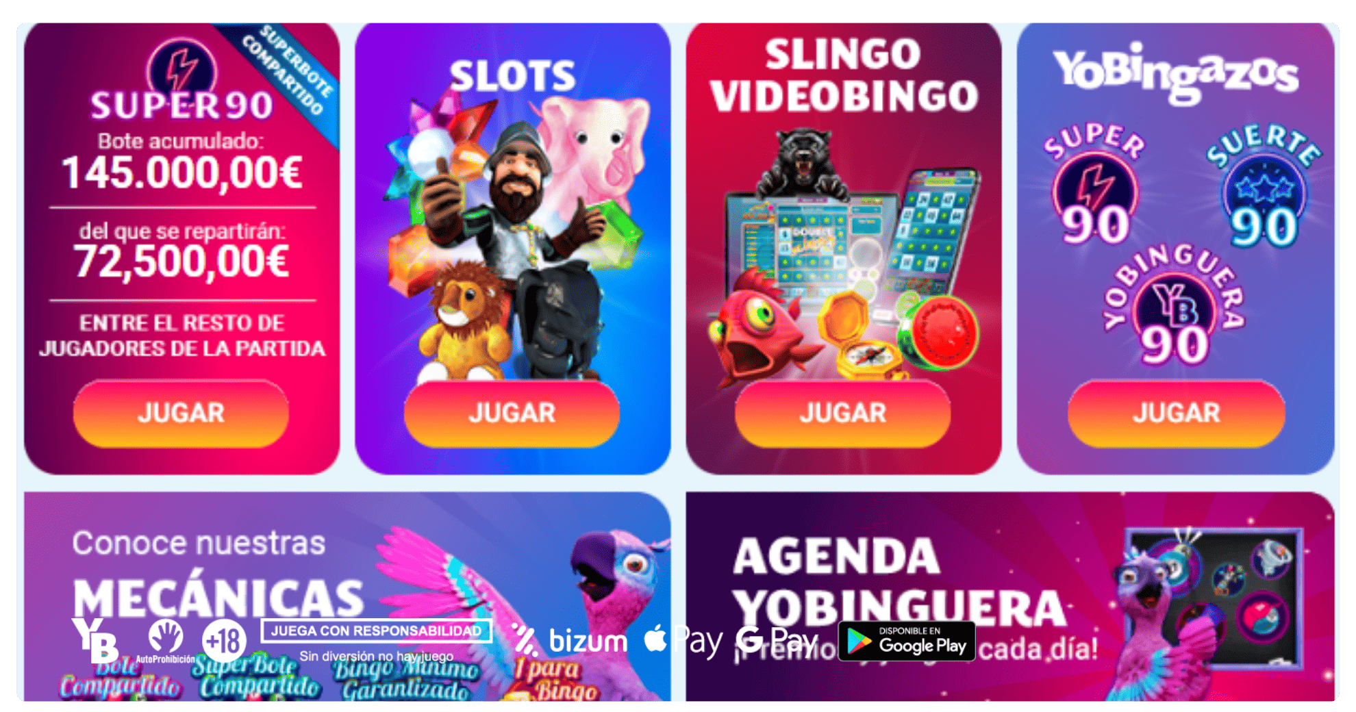 Jugar al bingo online con PayPal