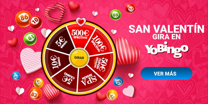 San Valentín gira en YoBingo ?