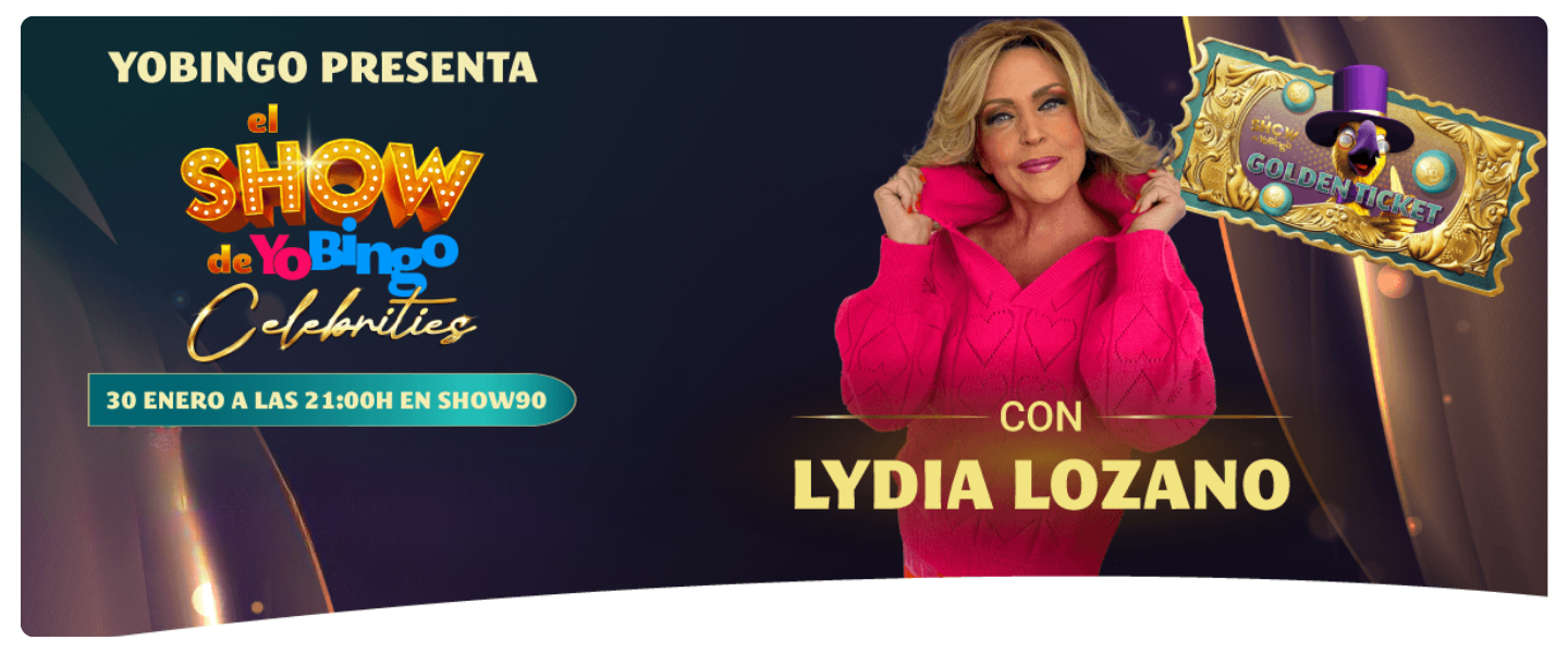 El Show de YoBingo Celebrities con Lydia Lozano: ¡una noche inolvidable!