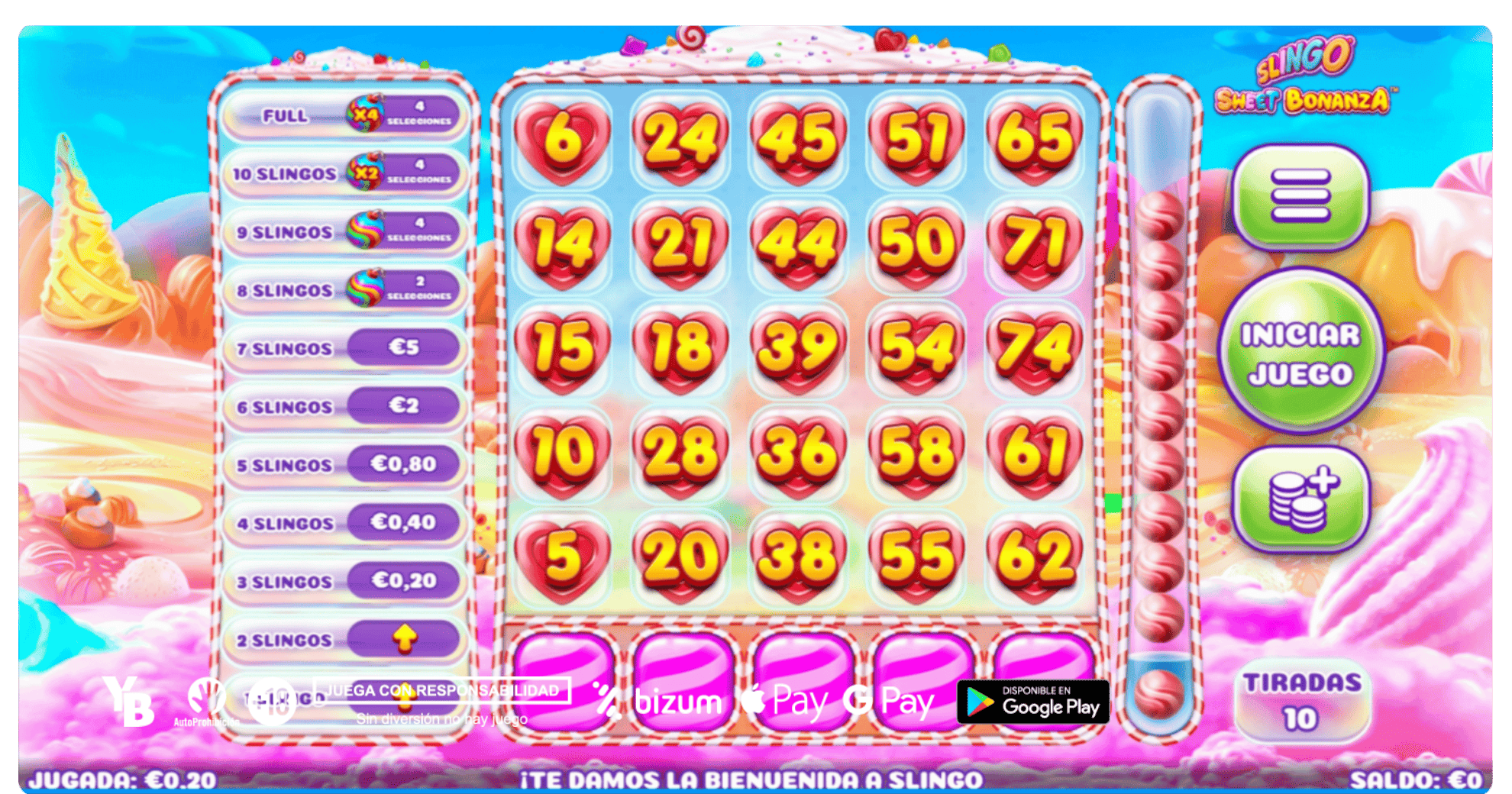 Slingo vs bingo: ¿en qué se diferencian?
