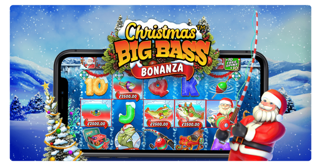 Tragaperras de invierno como  Christmas Big Bass Bonanza