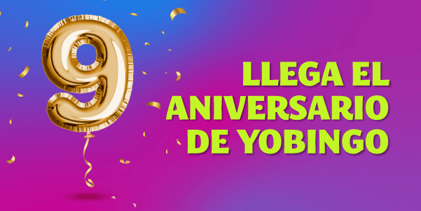 ¡Llega el aniversario de YoBingo!