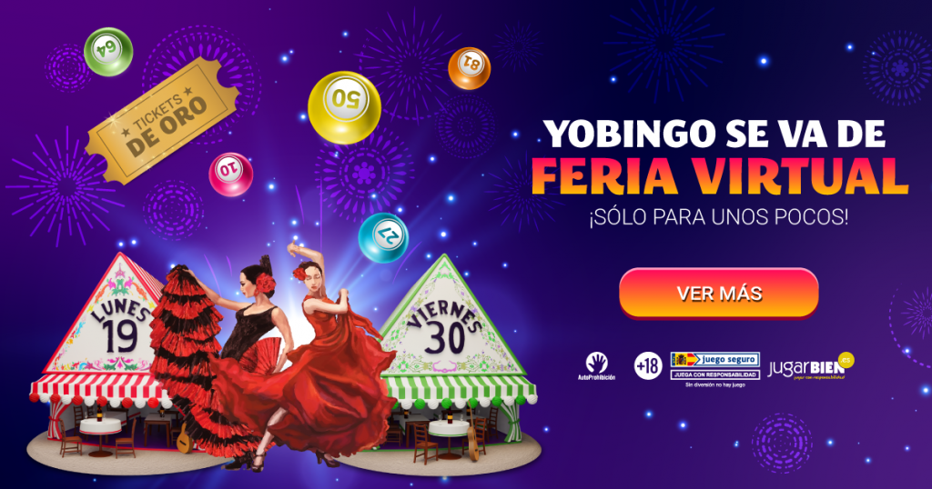 ¡Bingo virtual: feria de abril de YoBingo! ✨