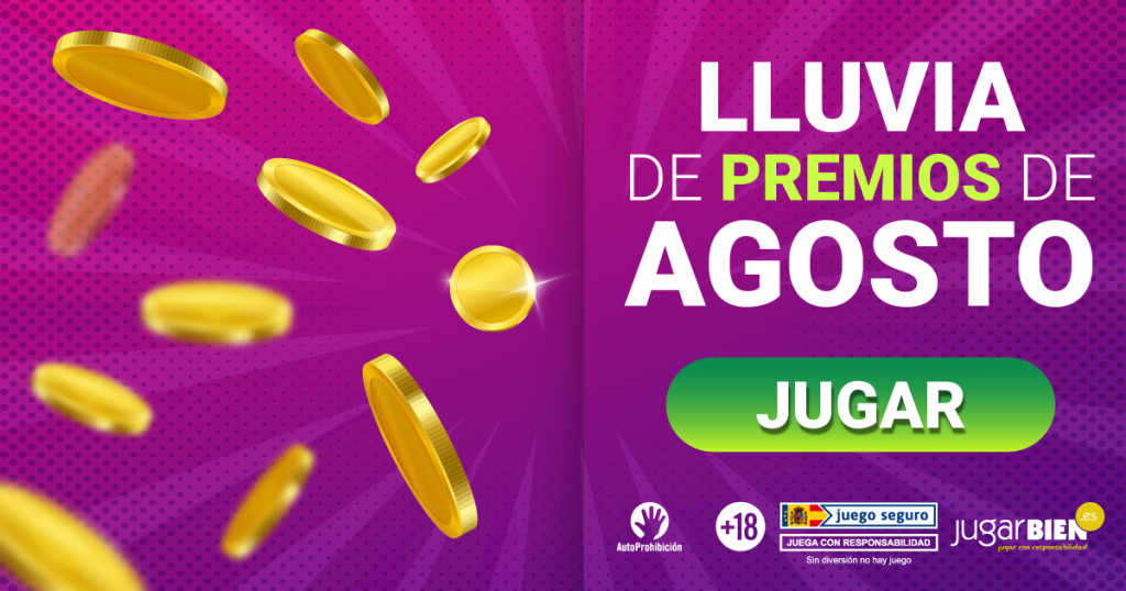 En agosto… ¡Lluvia de premios! ?