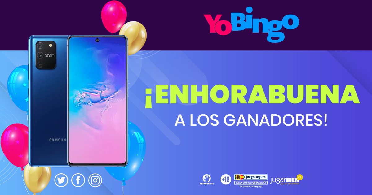 Ganador/a del Samsung Galaxy S10 Lite sorteado en redes sociales