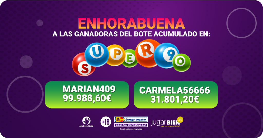 ¡Más de 130.000€ repartidos en SUPER90 en sólo 2 días!